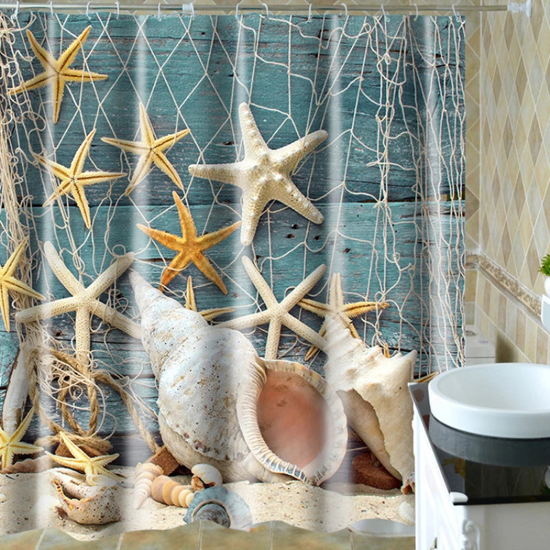 Waterproof Shower Curtain Bathroom Accessories