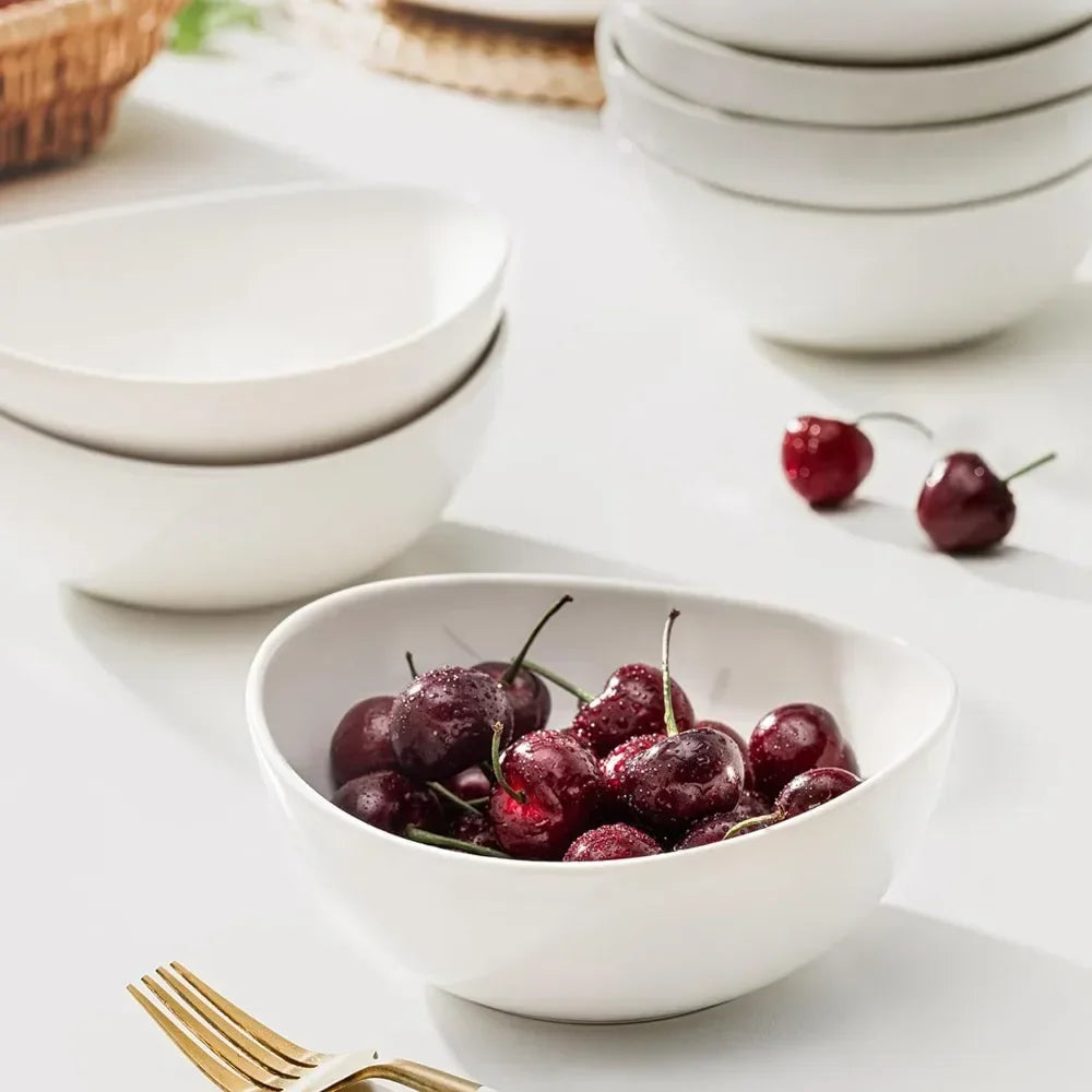6 pcs Porcelain Bowls for Soup | Cereals | Fruits