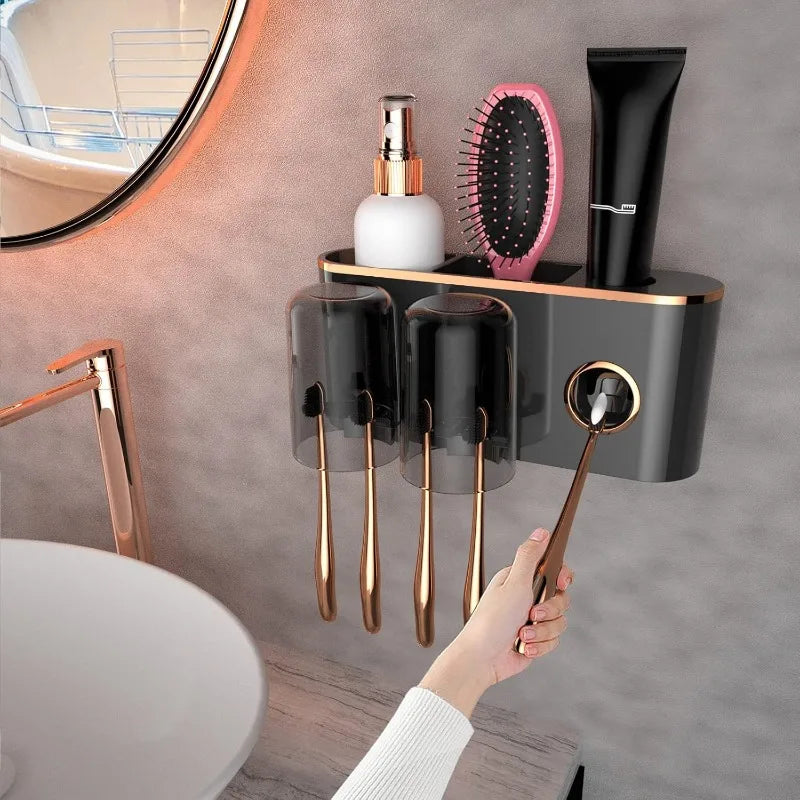 Bathroom Accessories with Toothpaste Dispenser