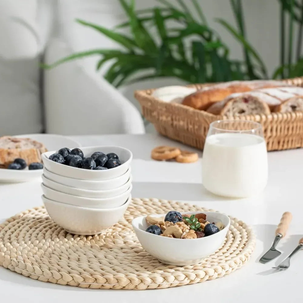 6 pcs Porcelain Bowls for Soup | Cereals | Fruits