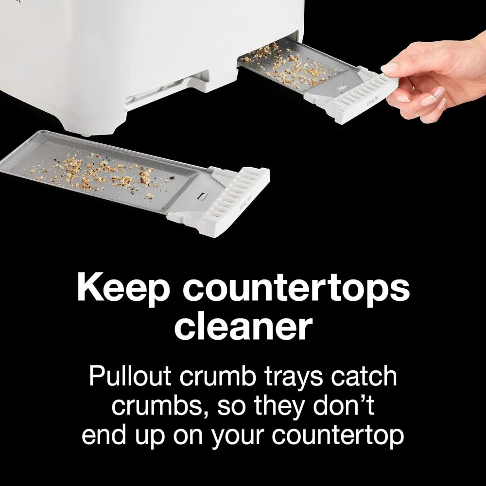 4 Slice Toaster Wide Slots Auto Shut-off