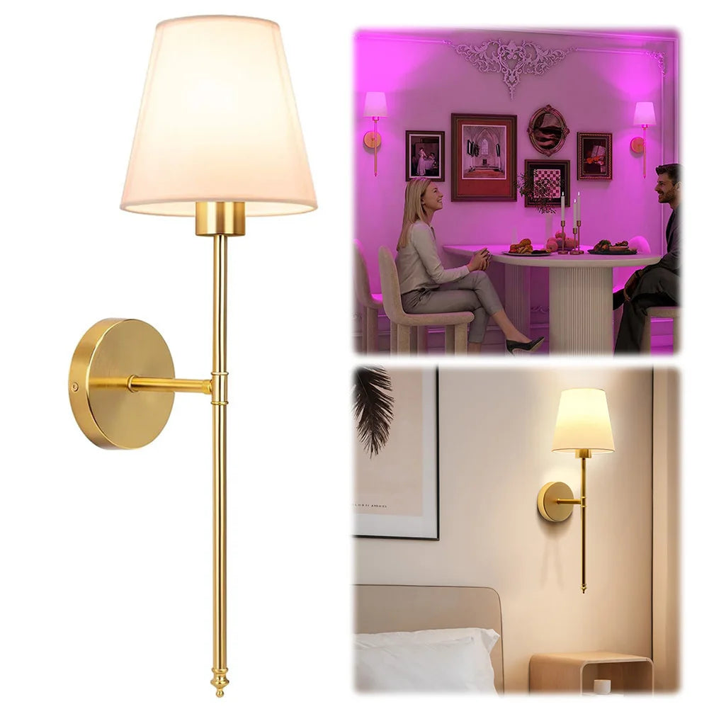 USB Rechargeable Cordless Wall Lamp