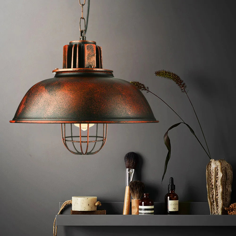 Vintage Pendant Light in Industrial Design