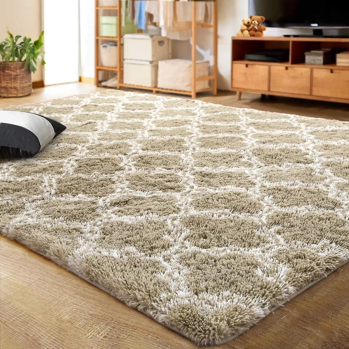 Living Room Luxury Fluffy Carpet