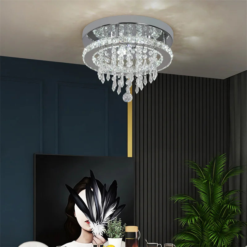 Chandelier Dimmable Led Ceiling Light With Remote