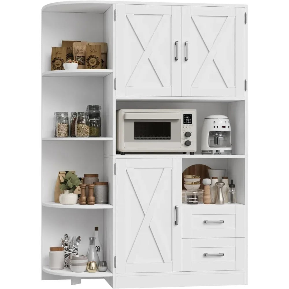 60.4" All-in-One Kitchen Storage Cabinet