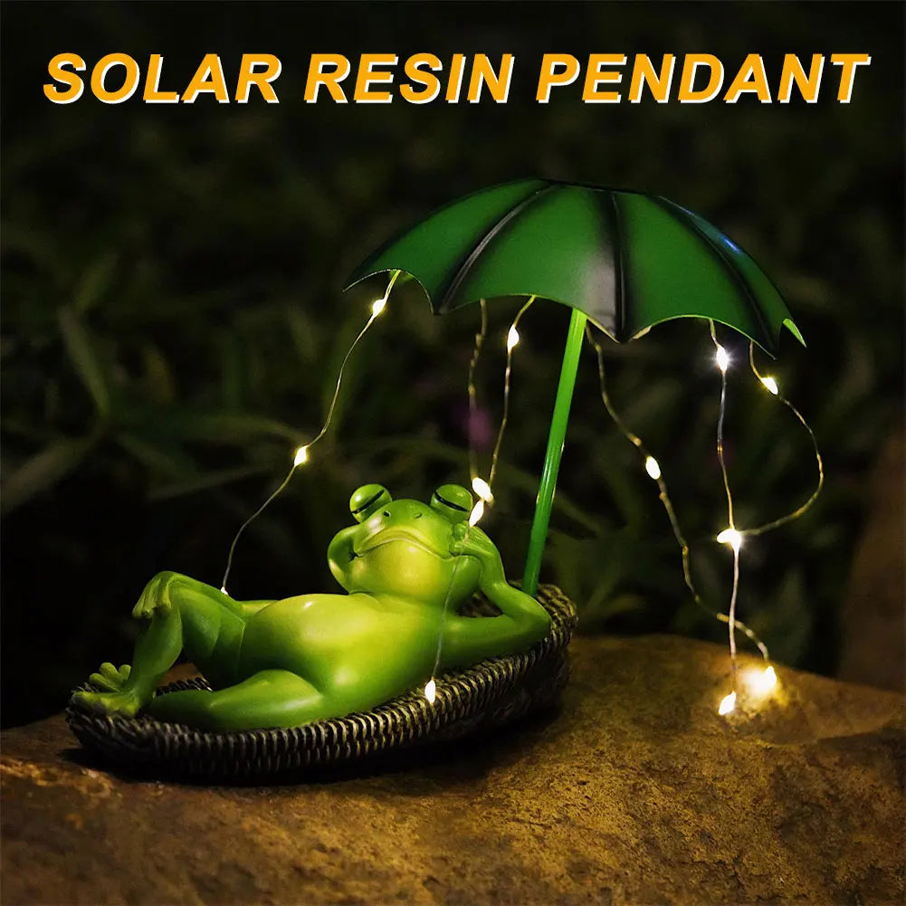 Yard/Patio Cute Frog Solar Decorative Light