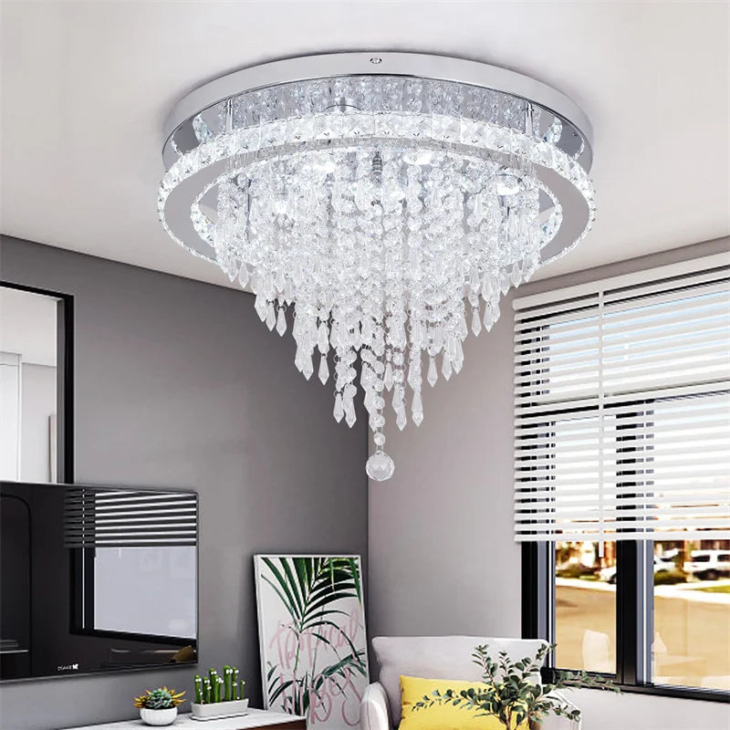 Chandelier Dimmable Led Ceiling Light With Remote