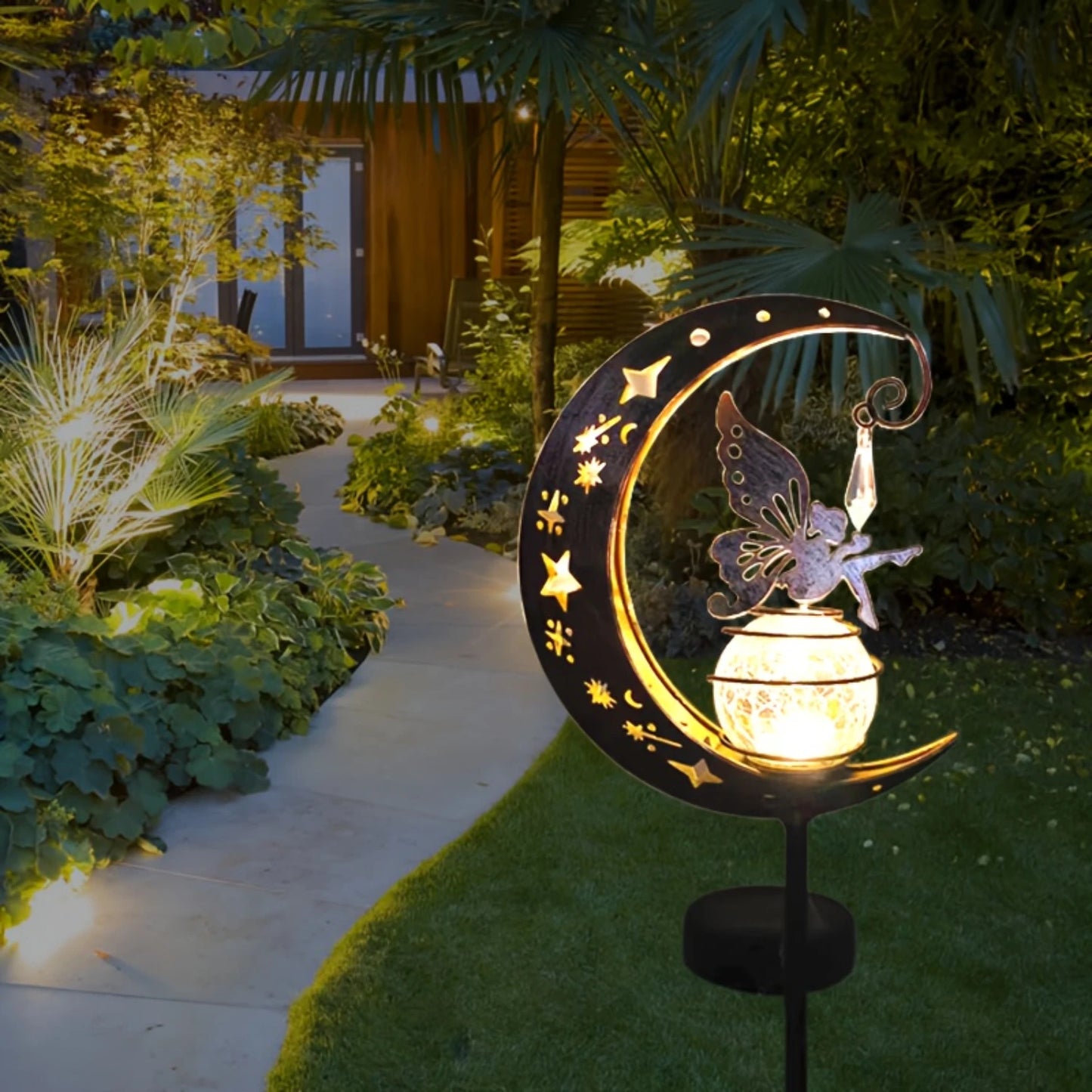 Solar-Powered Fairy Lawn Light