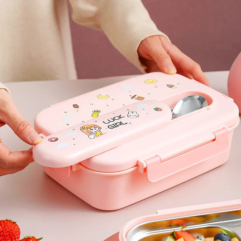 Kids Lunch Box Leak-proof Stainless Steel