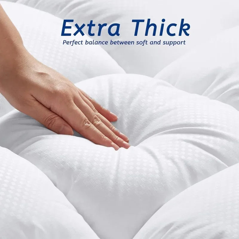 Mattress Topper Cooling Extra Thick Pad Cover