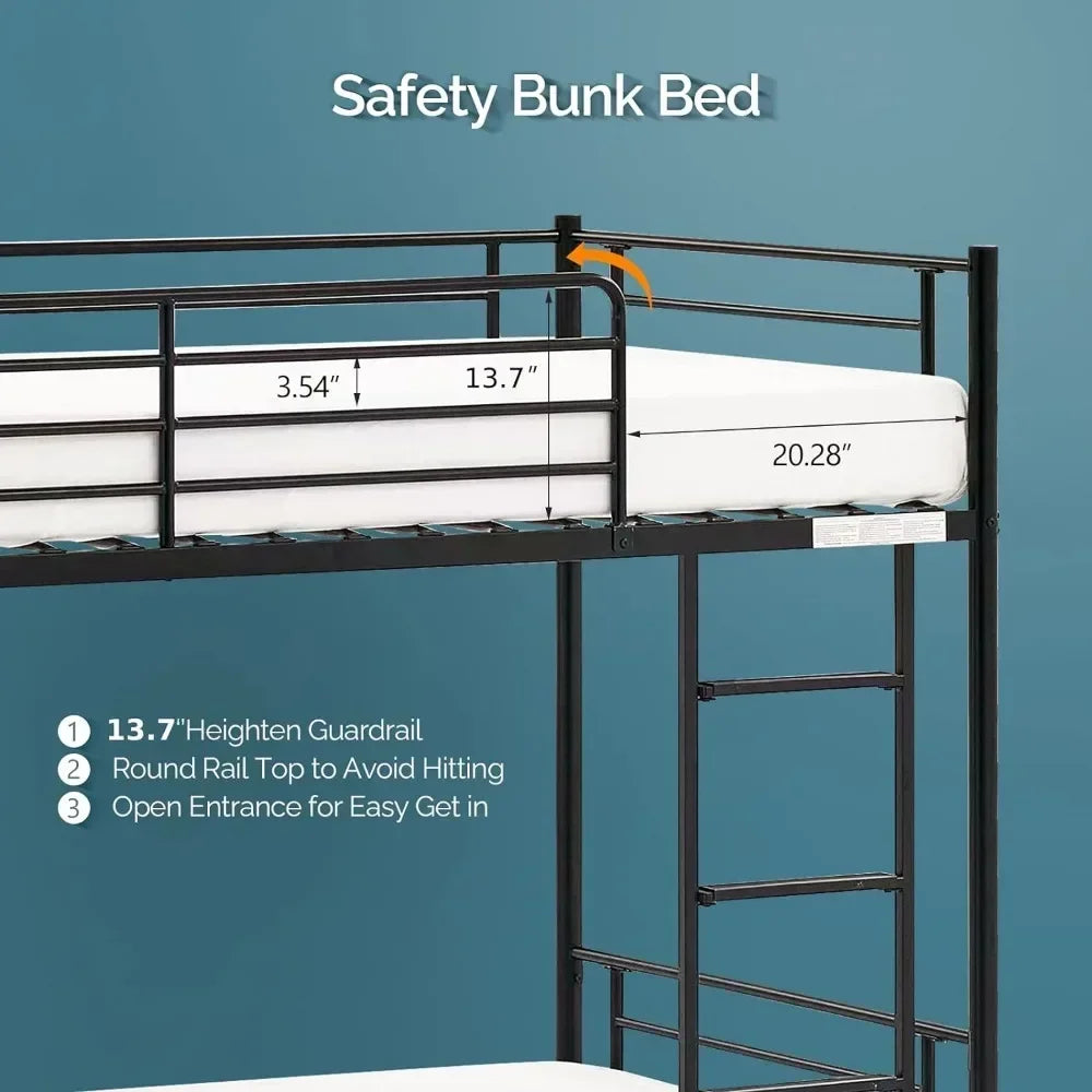 Bunk Bed Twin for Kids, Teens & Adults