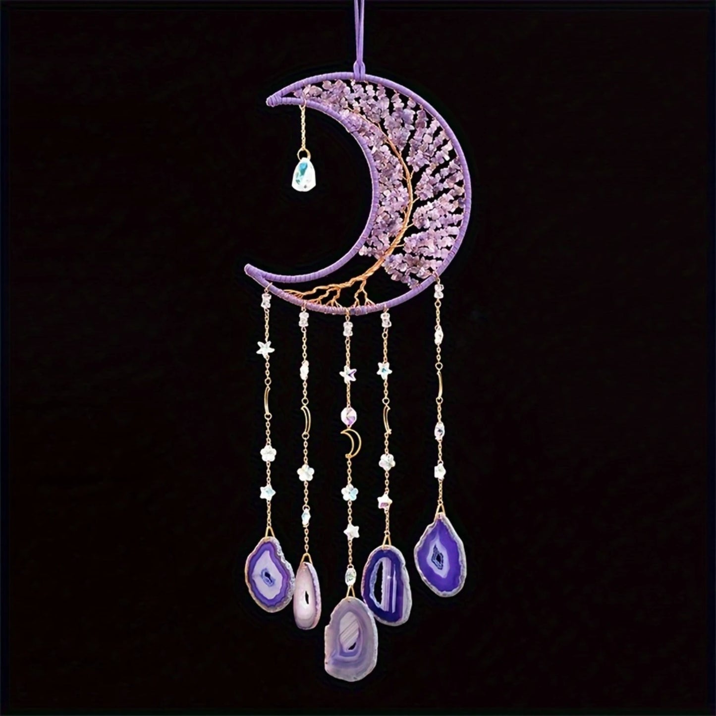 Amethyst Stone Hanging Decoration