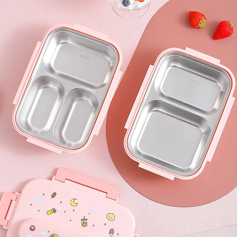 Kids Lunch Box Leak-proof Stainless Steel