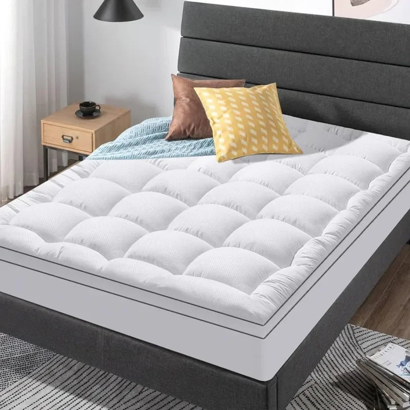Mattress Topper Cooling Extra Thick Pad Cover