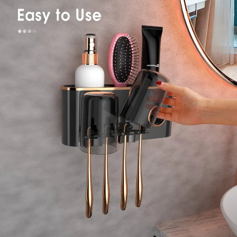 Bathroom Accessories with Toothpaste Dispenser