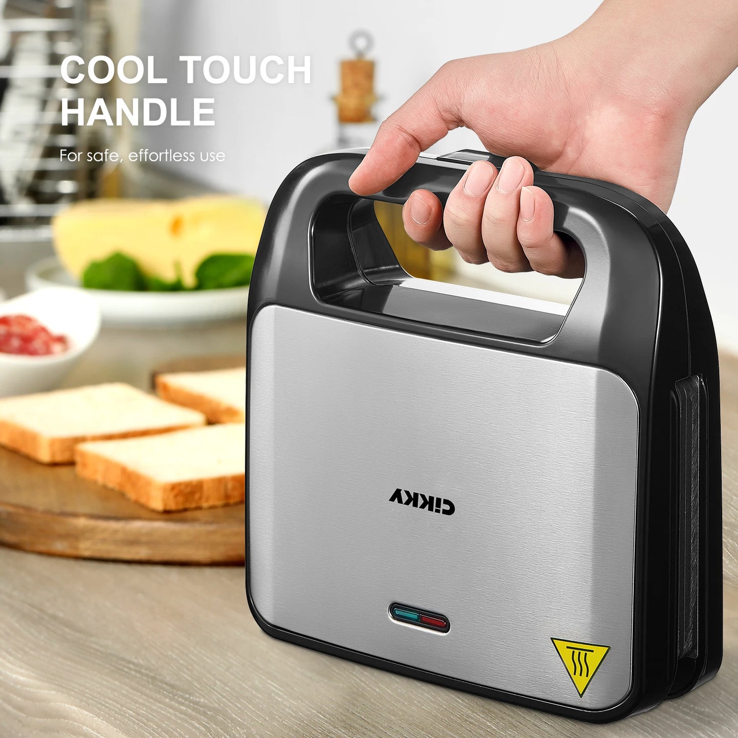 3-in-1 Waffle, Grill & Sandwich Maker