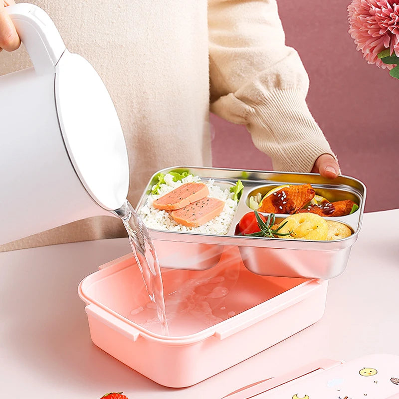 Kids Lunch Box Leak-proof Stainless Steel