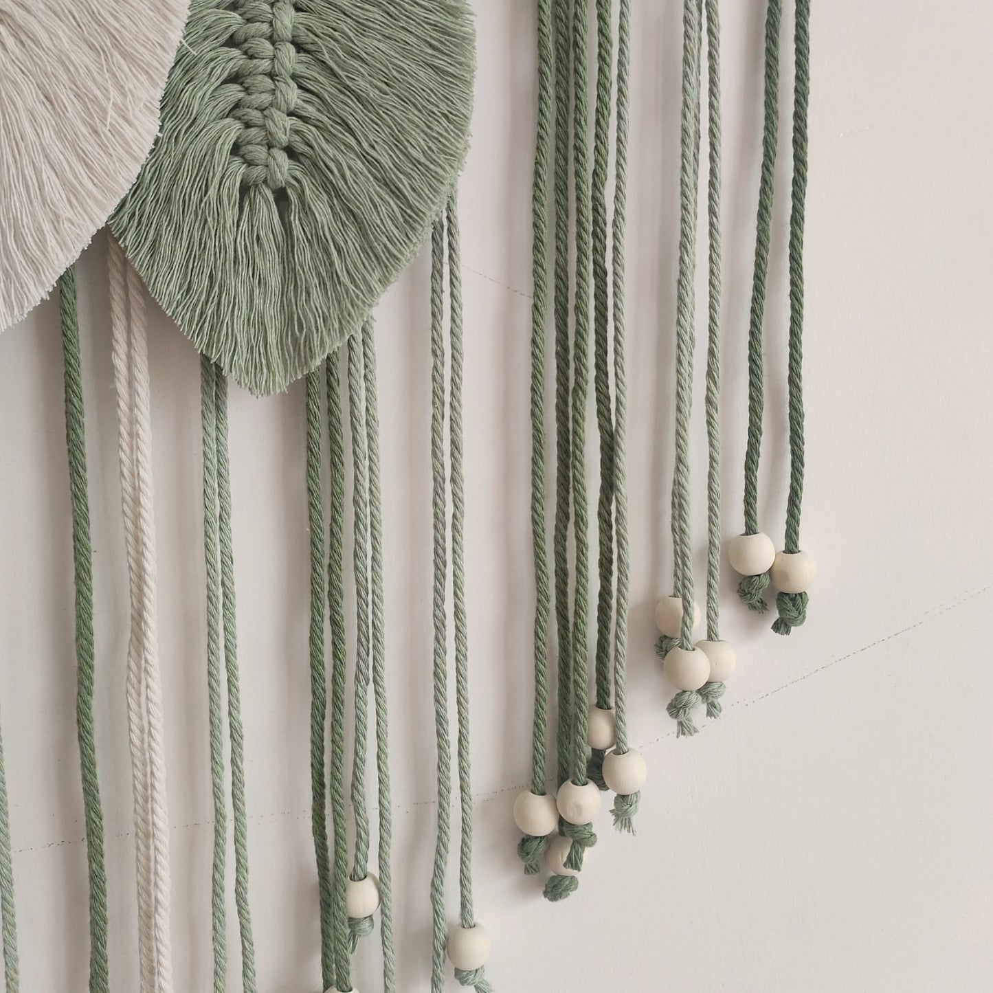 1pc Macrame Leaf Wall Hanging Tapestry