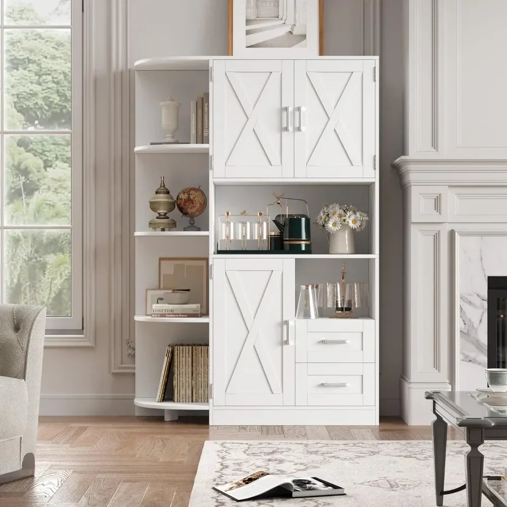 60.4" All-in-One Kitchen Storage Cabinet