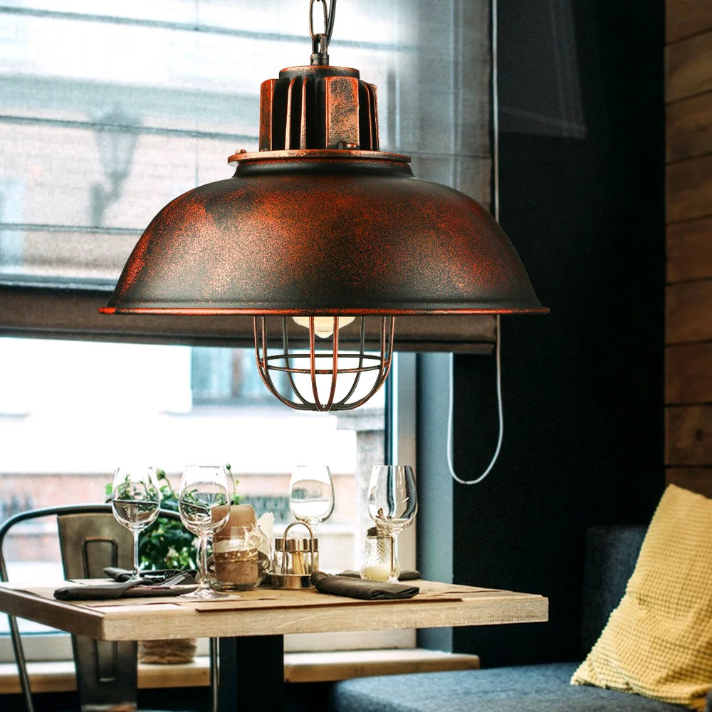 Vintage Pendant Light in Industrial Design