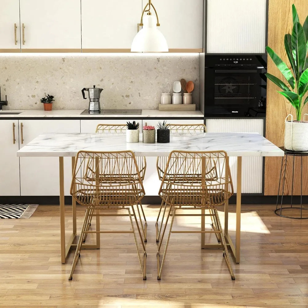 White Astor Dining Table