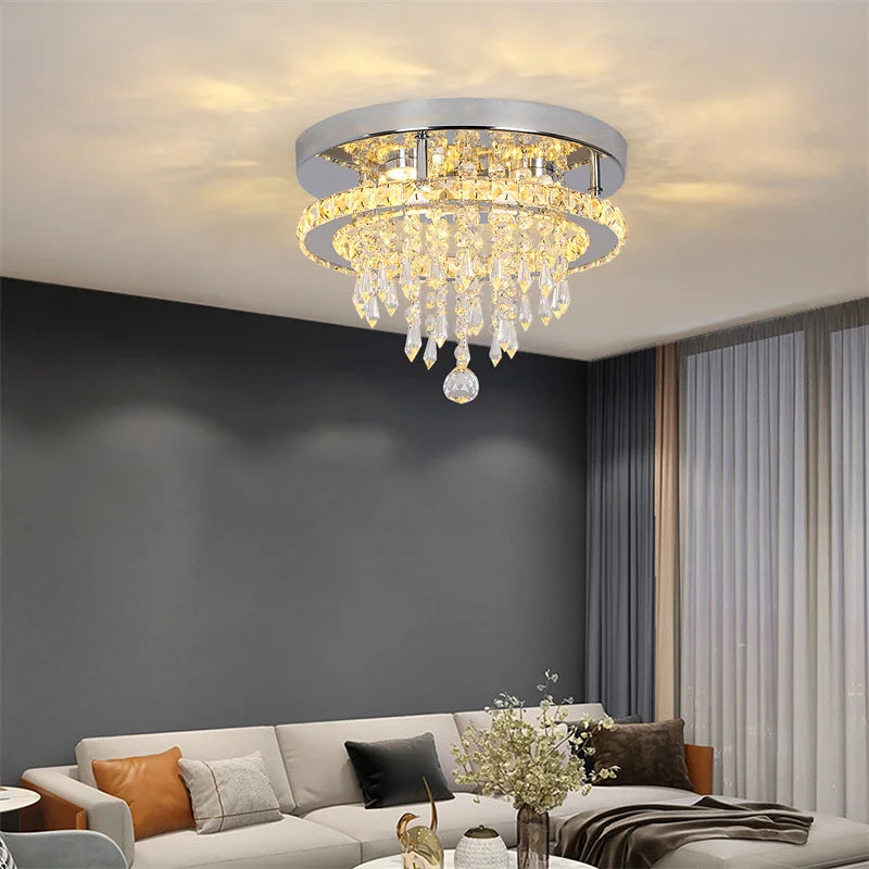 Chandelier Dimmable Led Ceiling Light With Remote