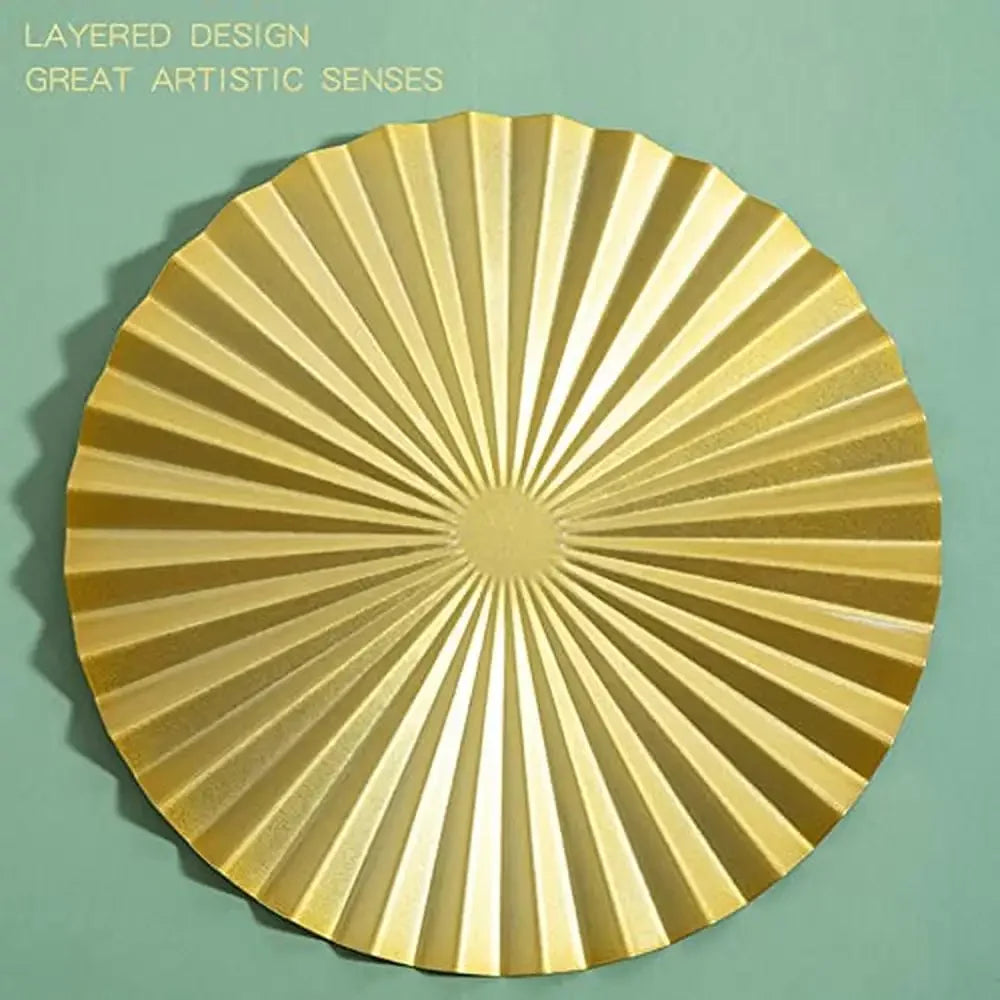 Gold Sunburst Wall Decor Set of 6