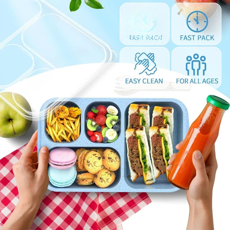 4 Pack Meal Prep Container Microwave Safe
