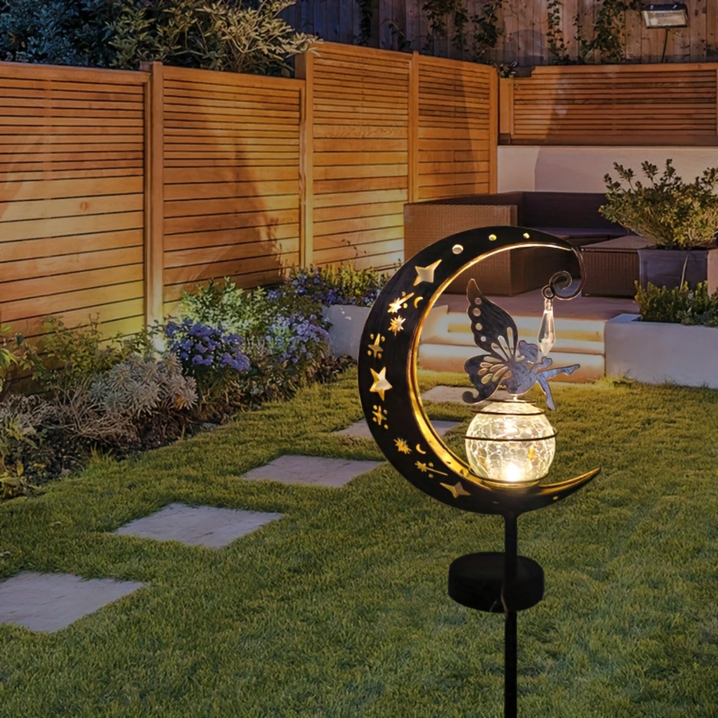 Solar-Powered Fairy Lawn Light