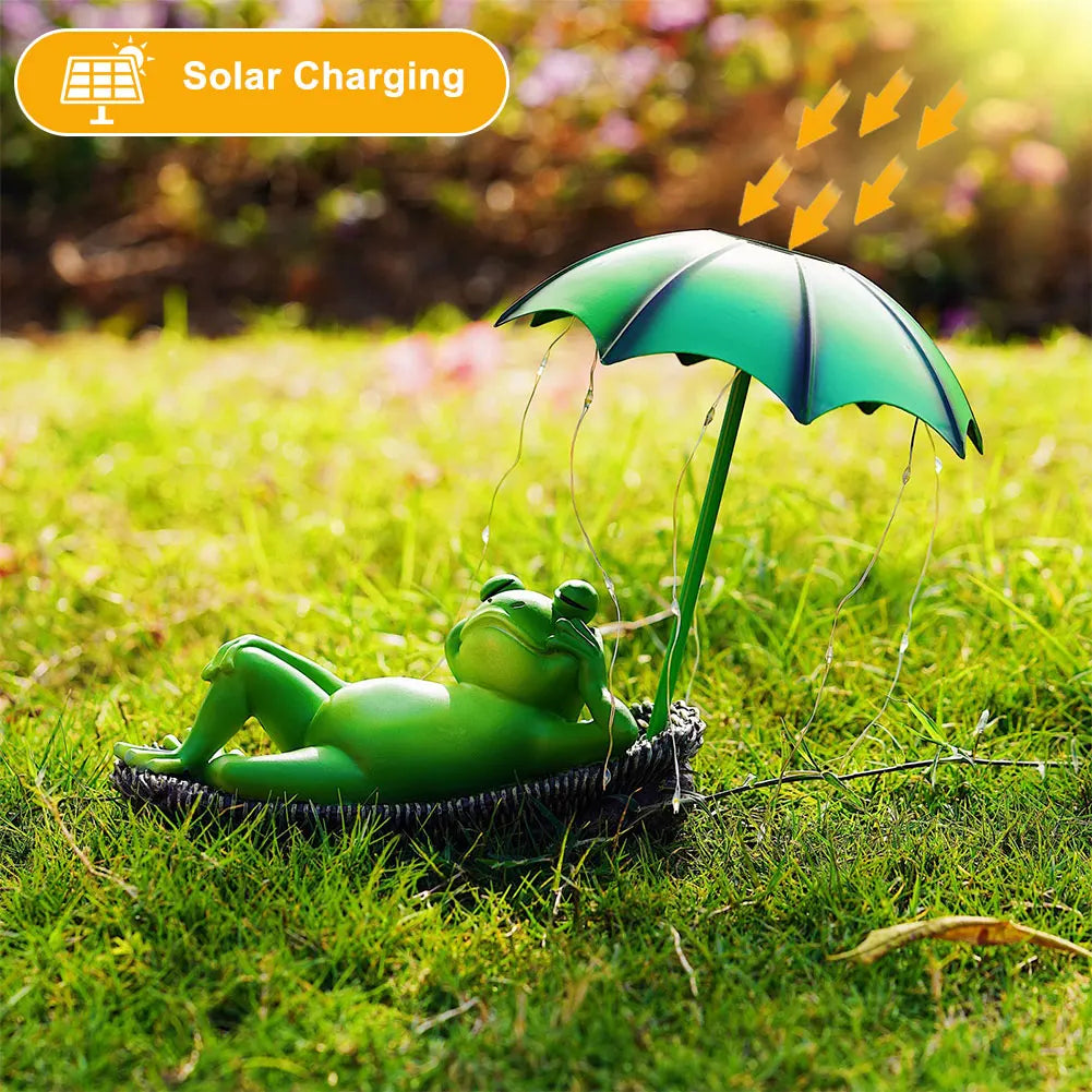Yard/Patio Cute Frog Solar Decorative Light