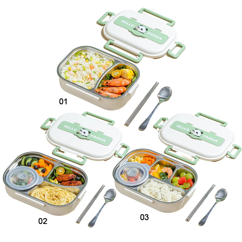Stainless Leakproof Lunch Box Panda for Kids